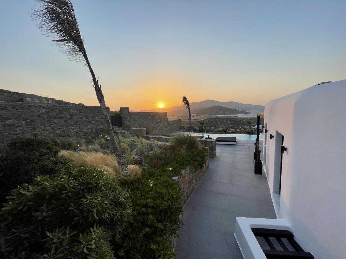 Black And White Villas Ftelia - Mykonos Mykonos Town Eksteriør billede