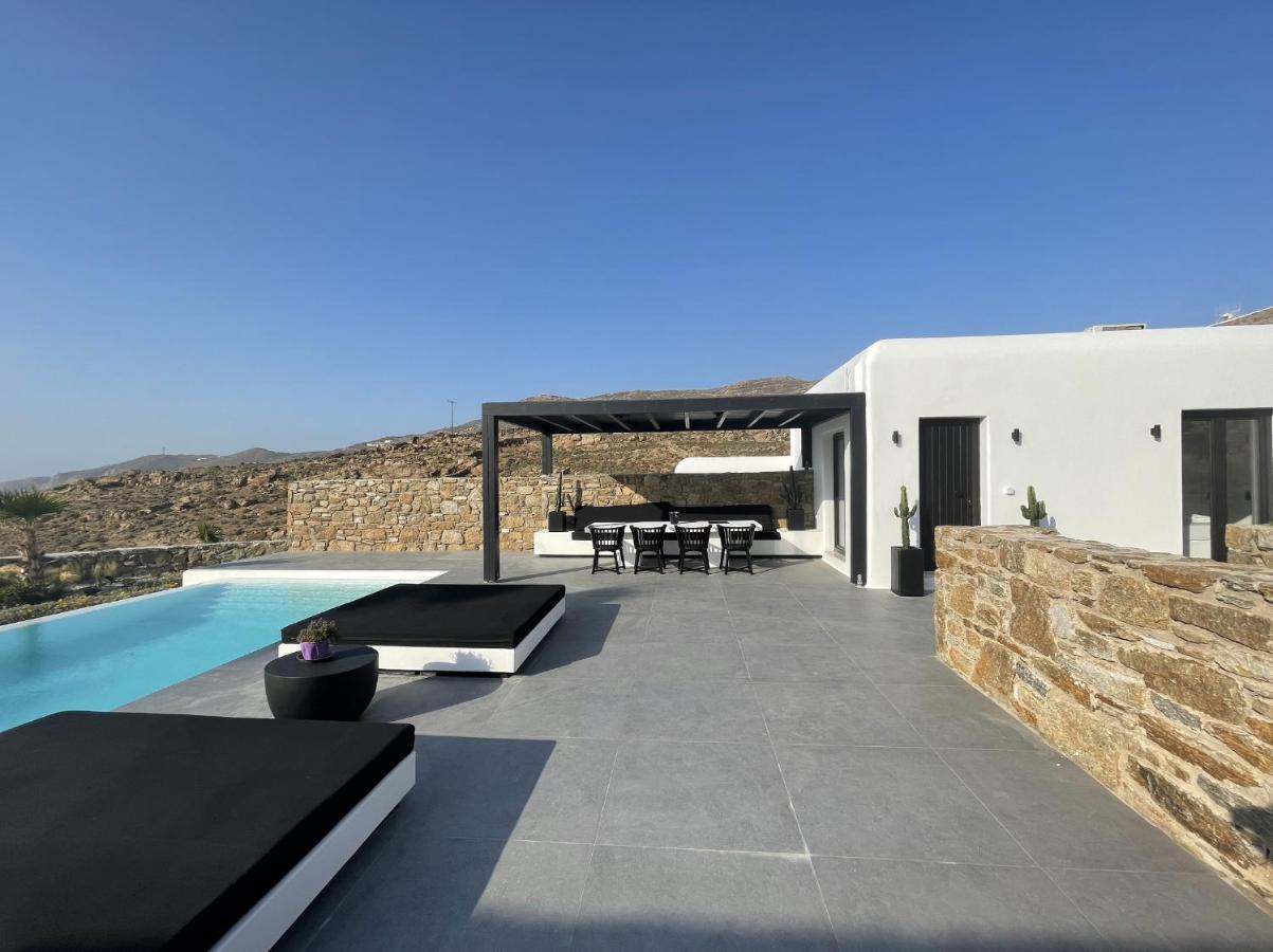 Black And White Villas Ftelia - Mykonos Mykonos Town Eksteriør billede